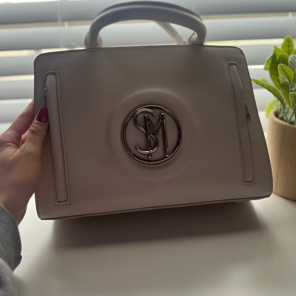 Elegant Cream Handbag - Steve Madden